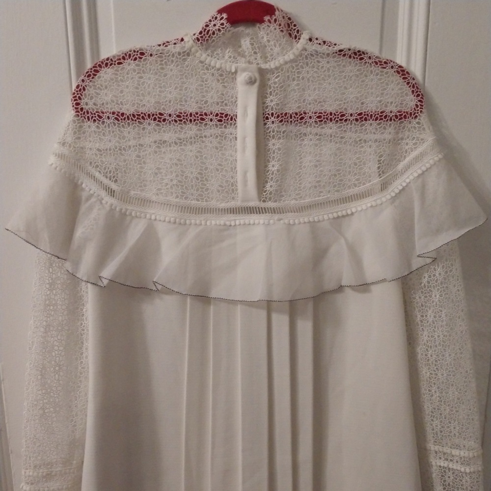 Self Portrait white dress
